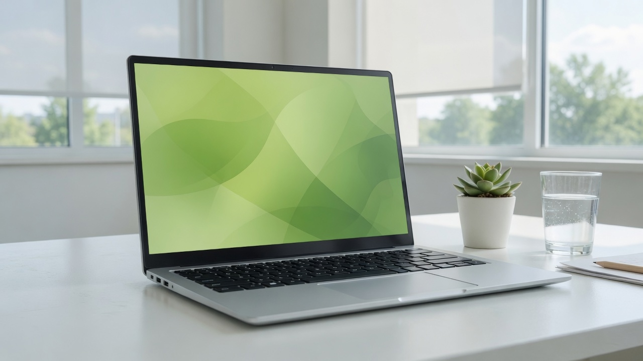 A laptop ready to use with openSUSE installed