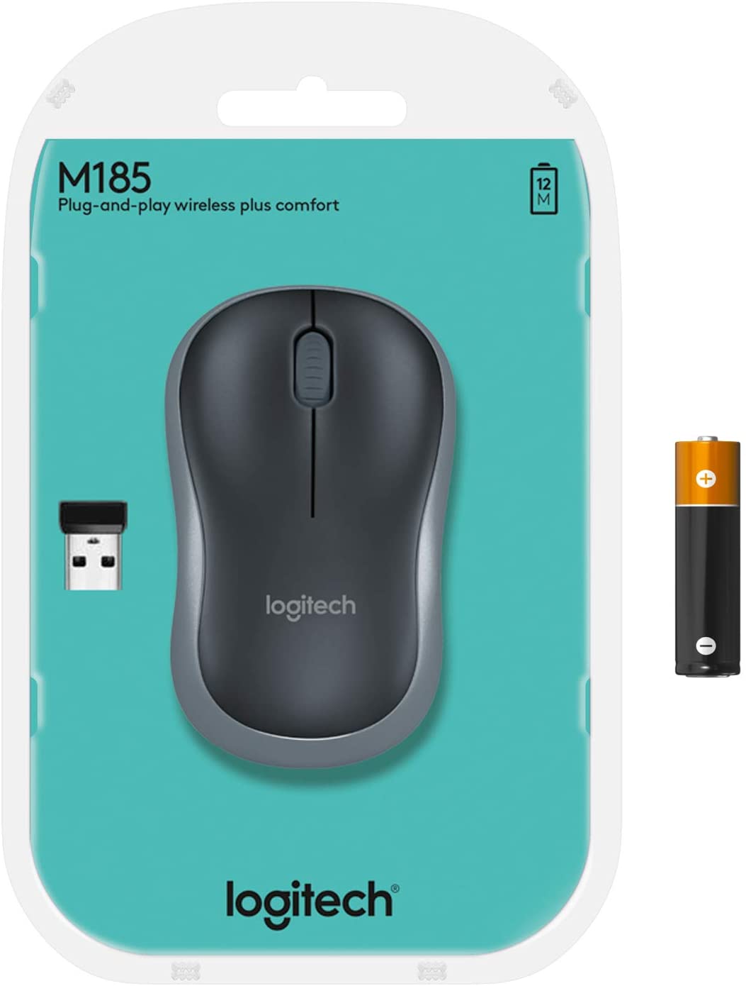 Logitech M185 Wireless Computer Mouse 